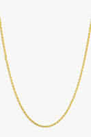 Reve Jewel Lucille Necklace - Gold Chain Braided Vermeil