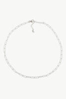 Reve Jewel Chaine Silver Necklace - 925 Sterling Silver, Glittering Silver Chain