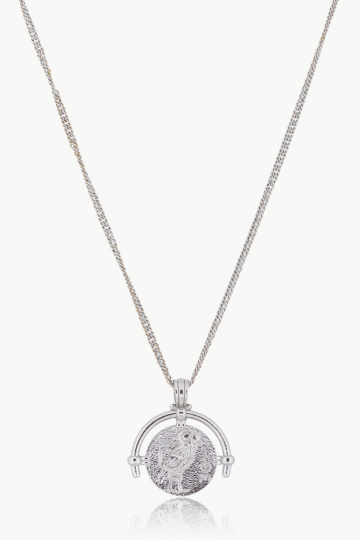 Athena Gold Coin Necklace - Reve Jewel