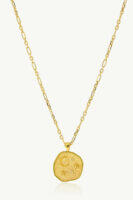 Reve Jewel Celeste Necklace - Moon, Stars, Gold, Cercle, Chain