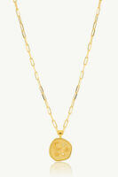 Reve Jewel Baby Celeste Necklace - Moon, Stars, Gold, Cercle, Chain