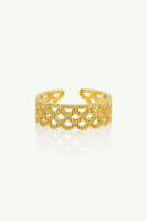 Reve Jewel Gold Mermaid Ring - 18K Gold Plated Vermeil, Versatile style