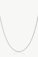 Reve Jewel Leya Silver Necklace - Sterling Silver, Chain, Sparkling