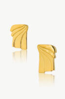 Reve Jewel Sahar Earrings - 18K Gold Plated or Vermeil, Staircase visual, Square format