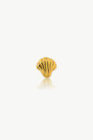 Reve Jewel Shellita Stud Earring - 18K Gold Vermeil, Shell visual, petite size