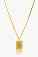 Reve Jewel Kendra Necklace - Gold chain, Square format