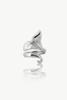 Reve Jewel Sedna Silver Ring - 925 Sterling Silver, Adjustable size, Whale tail shape