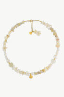 Reve Jewel Reef Necklace - Gold, White, Orange, Green, Pastel, Pearl, Shell